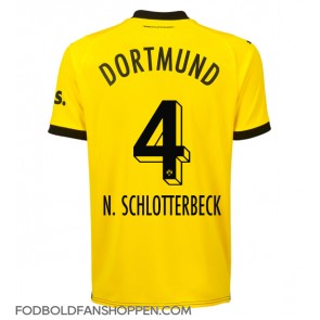 Borussia Dortmund Nico Schlotterbeck #4 Hjemmebanetrøje 2023-24 Kortærmet